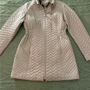 Laundry By Shelli Segal Quilted Puffer Jacket - Cream